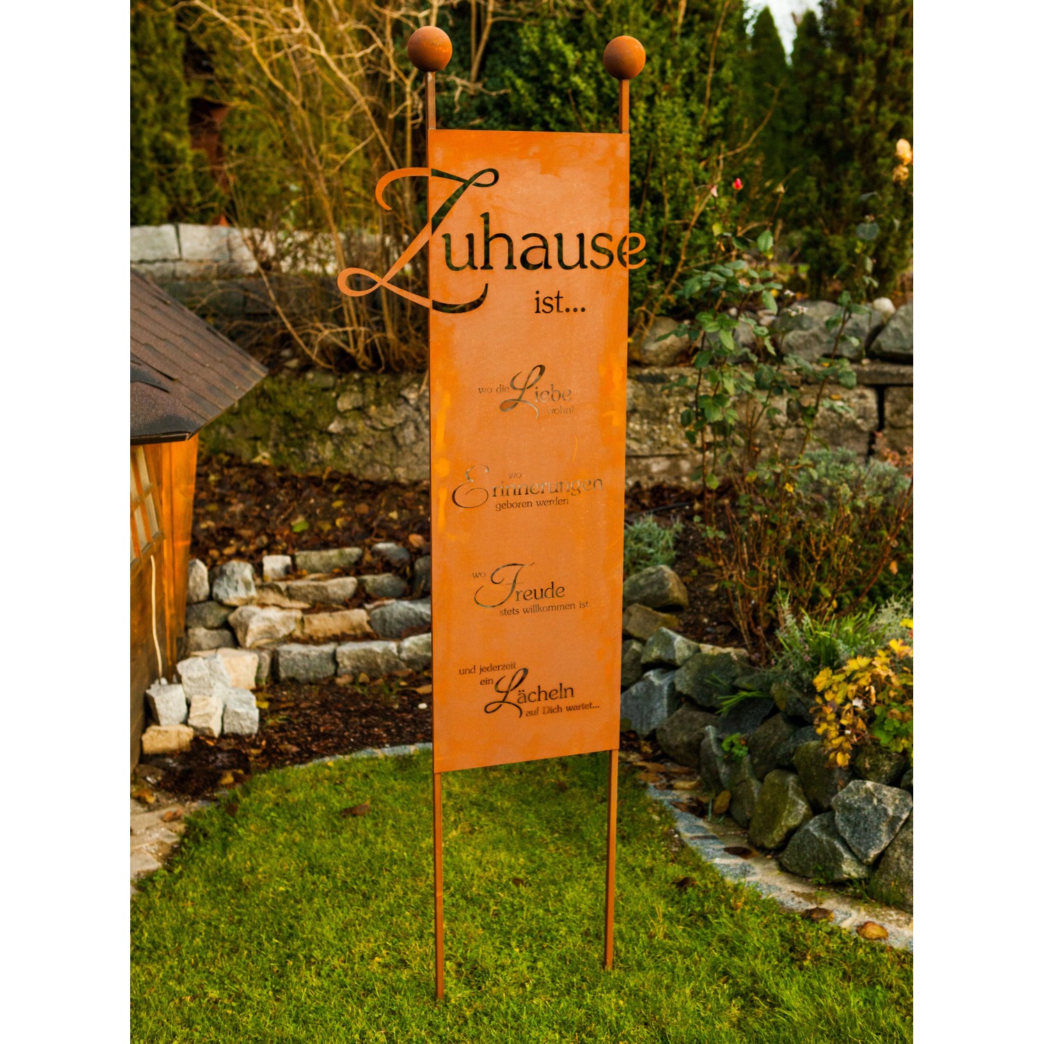Ferrum Art Design Gartenstecker Zuhause 205 cm kaufen bei OBI