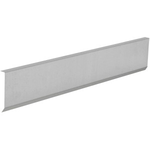 Kappleiste aus Aluminium, Natur, 70 mm x 2000 mm, für Dachbleche.