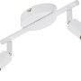 Weißer Briloner LED-Spot Simple, 2-flammig, aus Metall, schwenk- und drehbar.
