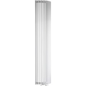 Weißer Ximax Raumheizkörper Triton E, 1800x340 mm, 850 Watt, vertikale Bauform.
