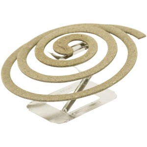 Compo Mückenspirale mit Halterung, spiralförmig auf Metallständer für den Außeneinsatz.