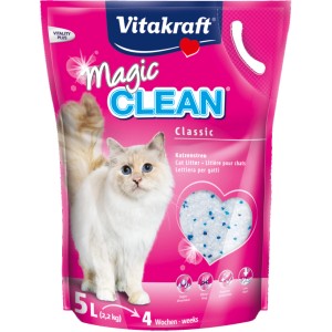 Magic Clean Katzenstreu, nicht klumpend, 5 l Packung.