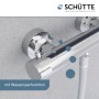 Schütte Thermostat Duscharmatur London Chrom mit Wassersparfunktion.