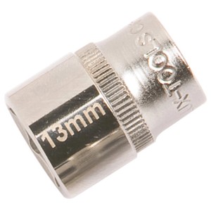 LUX Stecknuss 13 mm Comfort aus Chrom-Vanadium-Stahl für Schraubenschlüssel und Abzieher.