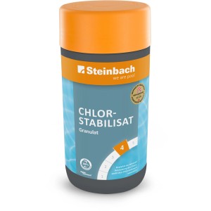 Steinbach Chlorstabilisat Granulat, 1 kg, zur Pool Desinfektion. Reduziert Chlorverbrauch und Chlorgeruch.