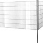 Verzinkter Doppelstabmattenzaun, 103x251 cm, Maschenweite 200x50 mm, für Gartenzäune.