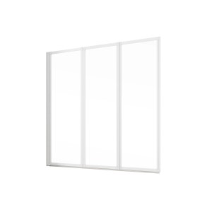 Schulte ExpressPlus Badewannenfaltwand, 3-teilig, 127x121cm, zum Kleben.