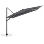 Doppler Ampelschirm Anthrazit, rechteckig, mit Dreh- und Neigungsfunktion für Garten & Terrasse.
