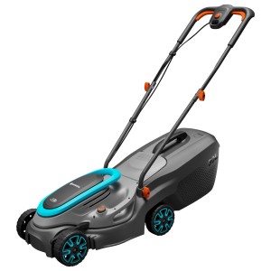 Gardena Akku-Rasenmäher PowerMax 32/18V mit Akku und Ladegerät.