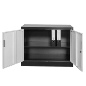 Jet-Line Aktenschrank Metallschrank SARATOW Dunkelgrau