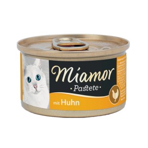 Miamor Pastete Huhn, 85g Dose Katzen-Nassfutter mit Huhn.