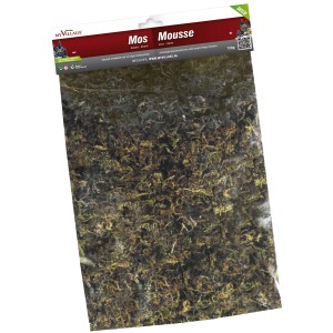 My Village Streumaterial Moos Grün, 120g Packung für Weihnachtsdekoration.