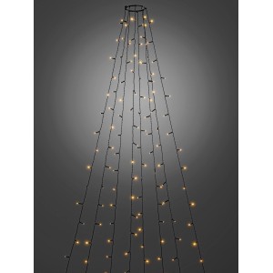 Konstsmide LED Baummantel mit Ring 400 bernsteinfarben LEDs innen und außen