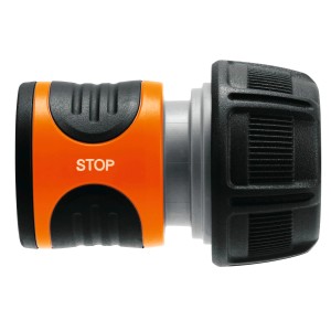 Gardena Wasserstopp für 13 mm (1/2) und 15 mm (5/8) Schläuche, orange/schwarz.