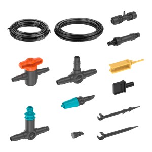 Gardena Micro-Drip-System: Tropfbewässerung Set für Terrasse mit Zubehör für 30 Pflanzen.