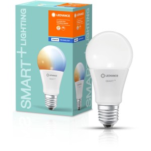 Ledvance Smart+ Bluetooth LED-Lampe, Kolbenform, E27, 9W, tunable white.