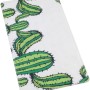 Wenko Wanneneinlage Cactus, 70x40 cm, mit grünem Kaktus-Muster für sicheren Halt in der Badewanne.