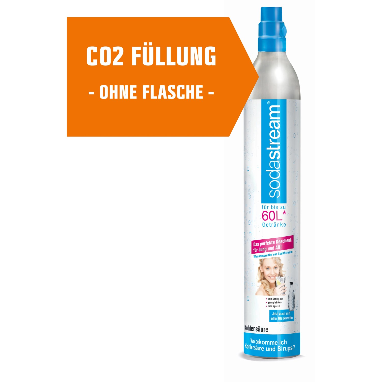 SodaStream CO2-Füllung ohne Flasche für 60 l Sprudelwasser kaufen bei OBI