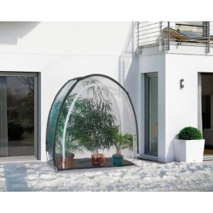 Videx Frostschutzhaus ICE mit Reißverschlüssen, transparent, schützt Pflanzen im Winter.