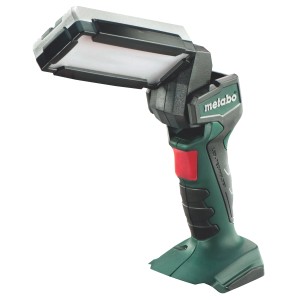 Metabo Akku-Stablampe SLA 14.4-18 LED, drehbare LED-Arbeitsleuchte für Akkus. Kompakte Bauform.