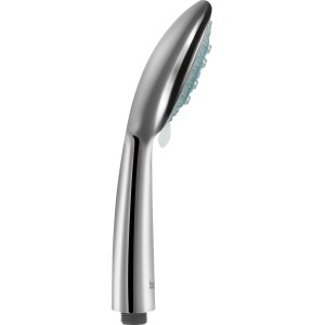 Verchromte baliv Handbrause HBR-105.40 mit 5 Strahlarten und Antikalk-Noppen.