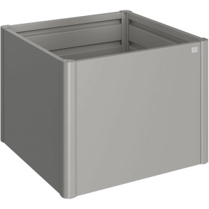Biohort Hochbeet Metall Quarzgrau-Metallic 77 cm x 102 cm x 102 cm