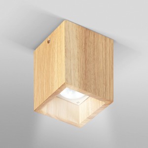 Ledvance Smart+ WiFi Deckenleuchte Decor Holz, Holzbraun, 13 cm. Smarte Leuchte mit Holzgehäuse.