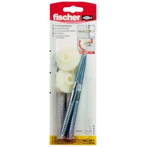 Fischer Waschtischbefestigung WST 140 K (2 Stk.) für die Montage von Waschbecken.