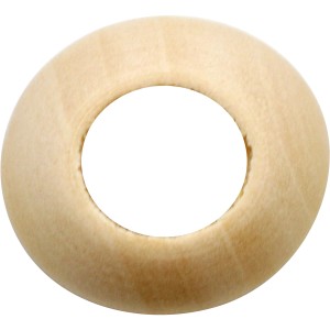 Glorex Großloch Holzkugel Buche 20 mm 12 Stk. FSC, Bohrung 8 mm FSC®