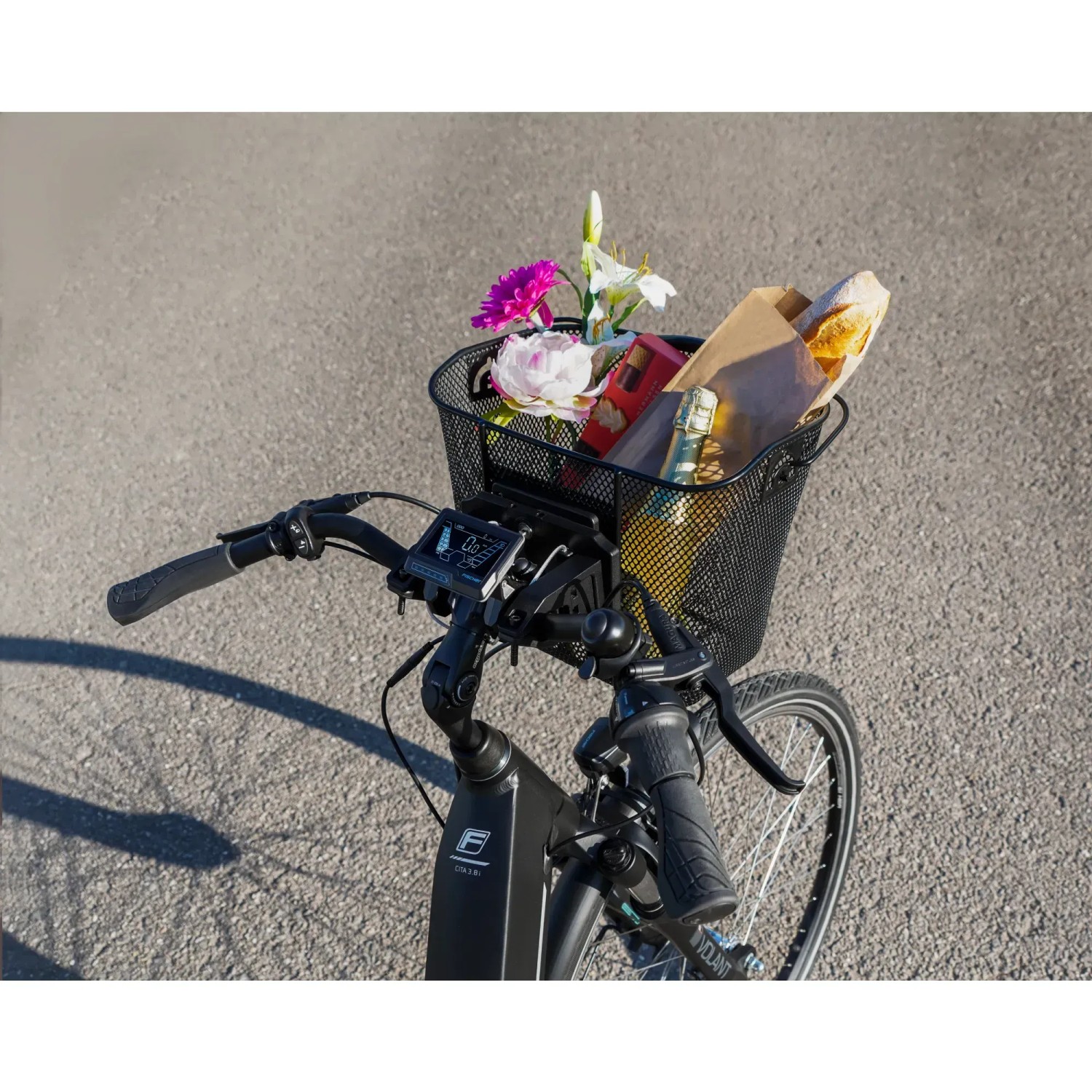 Fischer E-Bike Korb Plus engmaschig Schwarz kaufen bei OBI