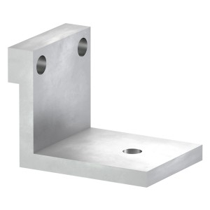 Bodenanker L zur Aufständerung 3 mm - 23 mm