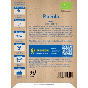 Kiepenkerl Saatgut BIO Rucola Salatrauke
