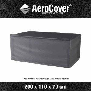 Aerocover Schutzhülle für Sitzgruppen, 200x110x70 cm, anthrazit.