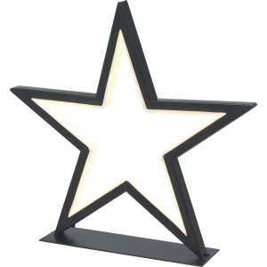 LED-Stern 32,5 cm x 34,5 cm x 7 cm Schwarz