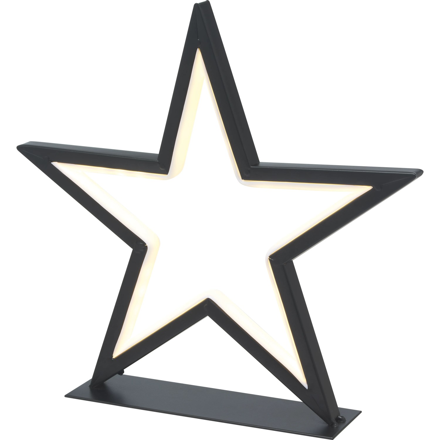 LED-Stern 32,5 cm x 34,5 cm x 7 cm Schwarz kaufen bei OBI
