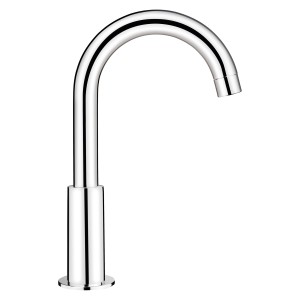 baliv Waschtischarmatur WT-150 Chrom, Einhebelmischer mit hohem, gebogenem Auslauf.