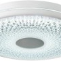 Weiße LED-Deckenleuchte Boise, 51 cm Durchmesser, dimmbar und mit Farbwechsel.