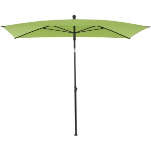 Grüner Siena Garden Marktschirm, 140x210 cm, mit Knickfunktion für optimale Schattenausrichtung.