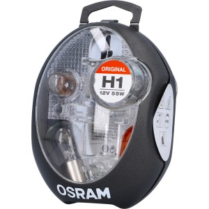Osram Ersatzlampen-Box H1, 8-teiliges Set für Autoelektrik.