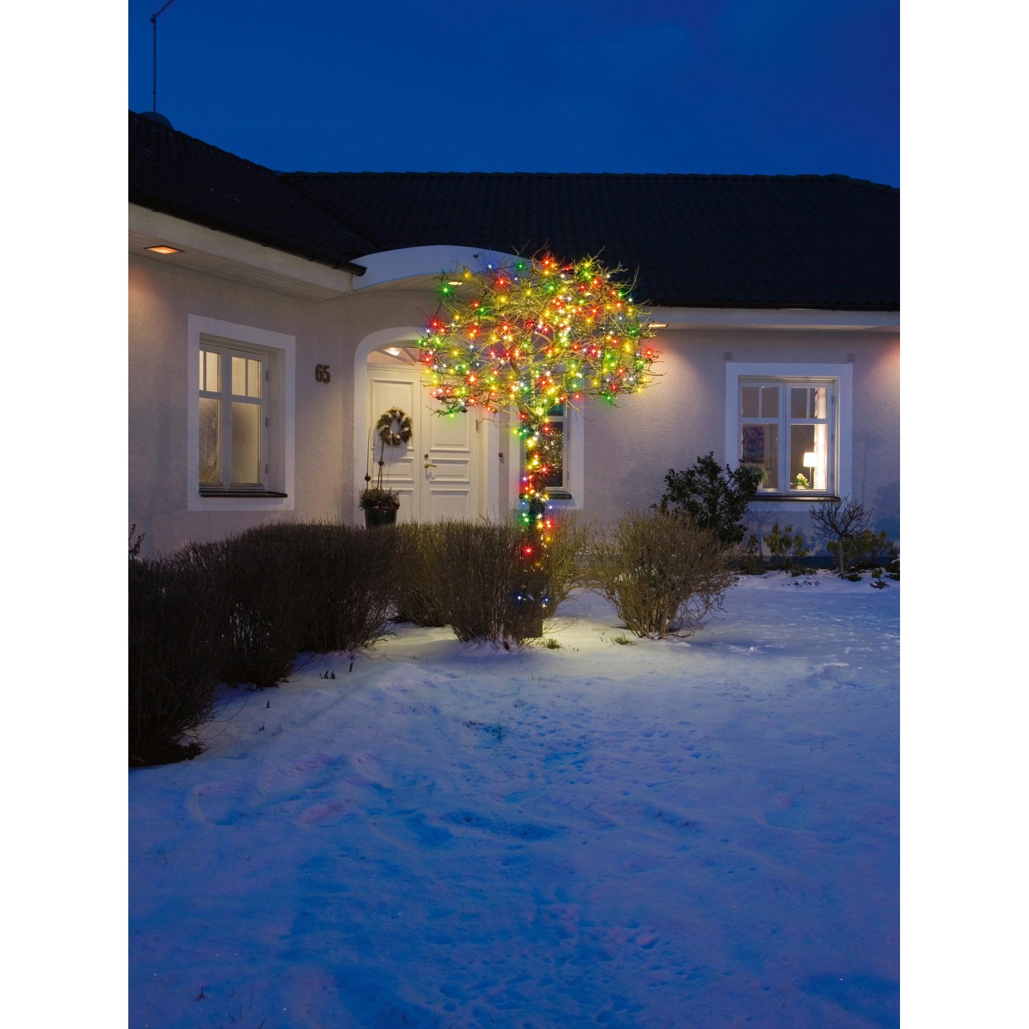 Konstsmide Micro LED Lichterkette 80 bunte LEDs innen und außen kaufen