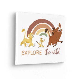 Komar Keilrahmenbild Disney The Lion King Explore the Wild Bunt