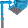 OBI Dachrinnenbesen 2-in-1 mit blau-grauen Borsten und Teleskopstiel für die Reinigung.