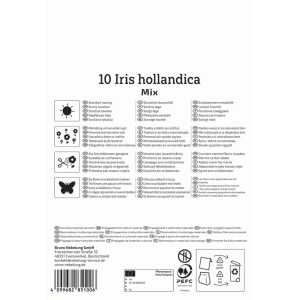 Kiepenkerl Blumenzwiebeln Holländische Schwertlilien Mischung, 10 Stück.