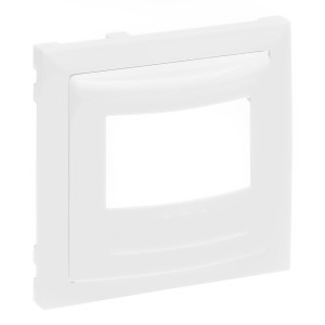 Legrand Abdeckung Seano, ultraweiße Blende für Bewegungsmelder-Einsätze.