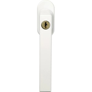 Abus Fenstergriff FG210 W, abschließbar, weiß. Ideal als Kindersicherung.