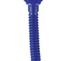 Blauer LUX Trichter mit flexiblem Rohr (Ø 195 mm) für tropffreies Umfüllen von Flüssigkeiten.