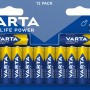 Varta Longlife Power Mignon AA Batterien, 12er-Pack, ideal für energiehungrige Geräte.