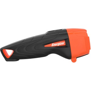 Energizer Impact Arbeitslampe mit 2 LEDs, schwarz-orange, inklusive Batterien.