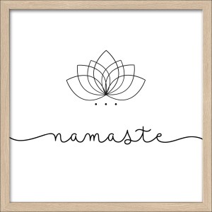 Pro Art Bild Framed Art Namaste 30 cm x 30 cm