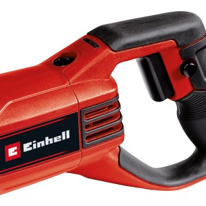 Einhell TE-AP 750 E Universalsäge in Rot und Schwarz, Detailansicht.